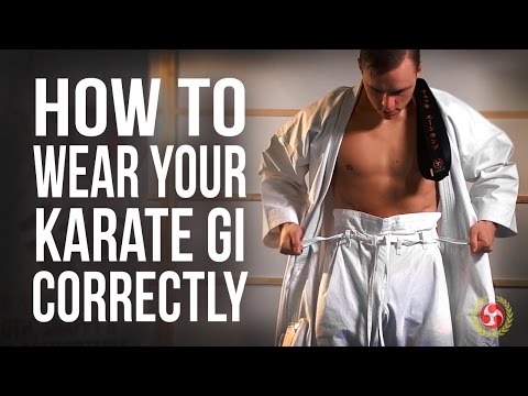 How To Wear Your Karate Gi Correctly