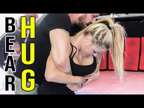 How to escape the Rear Bear Hug (body lock) • KRAV MAGA TRAINING